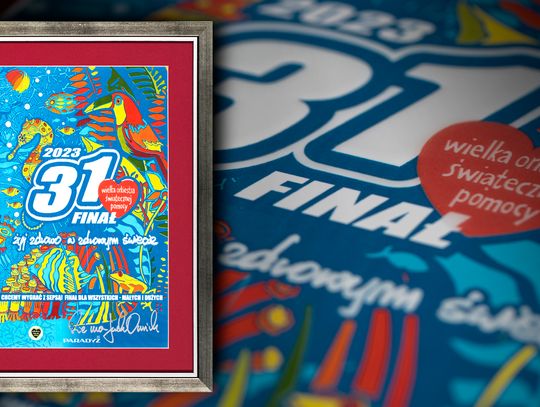 Limitowana seria 25 unikatowych płytek ceramicznych przekazana na 31. Finał Wielkiej Orkiestry Świątecznej Pomocy!