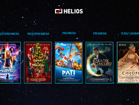 Listopadowe premiery w kinach Helios