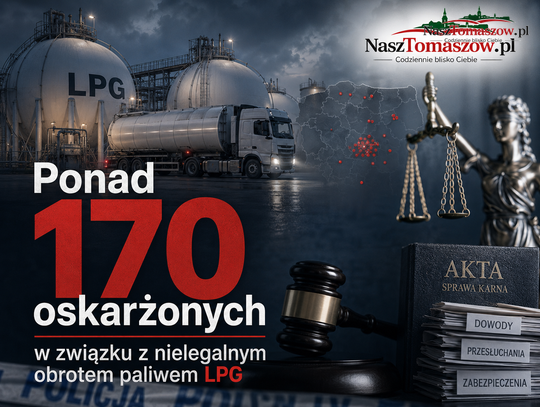 Łódzkie/ Ponad 170 oskarżonych w związku z nielegalnym obrotem paliwem LPG