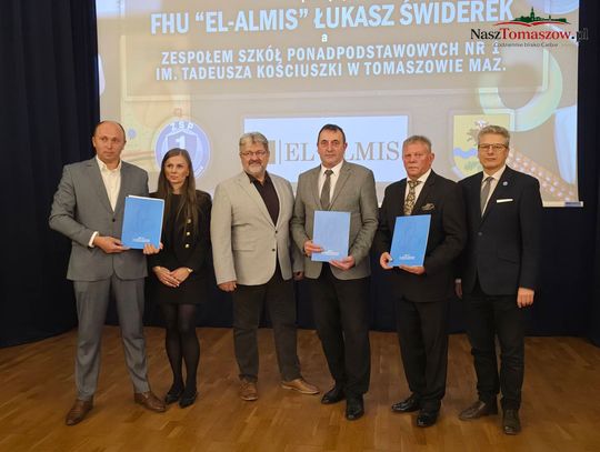 Lokalna firma obejmuje patronatem przyszłych elektryków z tomaszowskiego „Mechanika”
