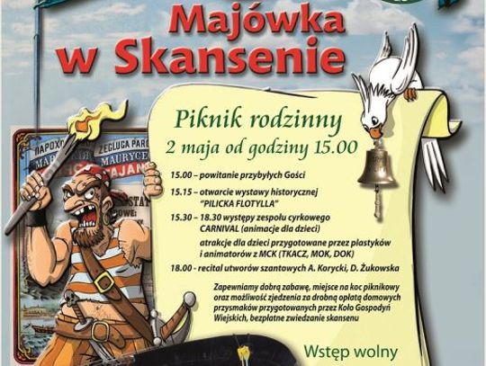 Majówka Historyczna w Skansenie Rzeki Pilicy