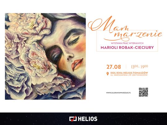 „Mam marzenie” – kino Helios zaprasza na wystawę prac Marioli Robak-Cieciury