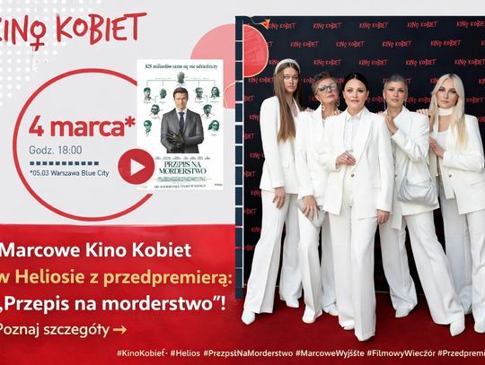 Marcowe Kino Kobiet w Heliosie: przedpremierowy „Przepis na morderstwo” z czarnym humorem i pazurem