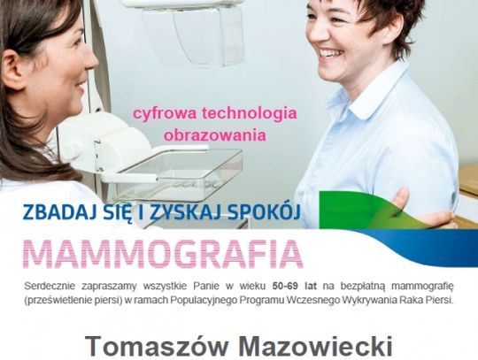 Masz 50-69 lat? Zrobiłaś już mammografię? Teraz masz okazję