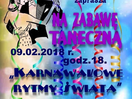 MCK zaprasza na zabawę taneczną