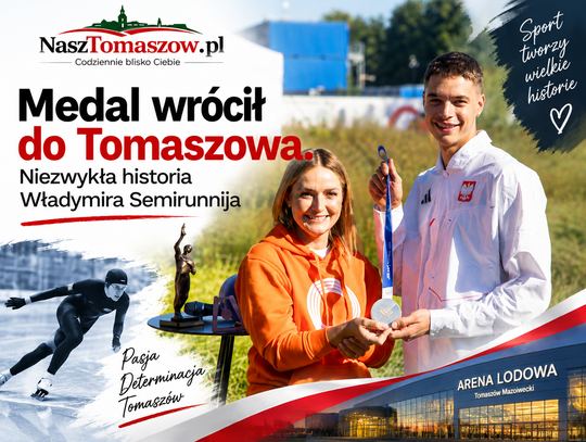 Medal wrócił do Tomaszowa. Niezwykła historia Władymira Semirunnija