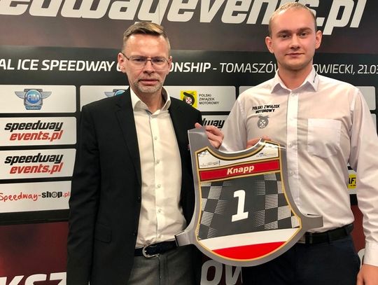 Michał Knapp reprezentantem Polski na European Individual Ice Speedway Championship