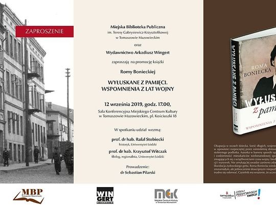 Miejska Biblioteka Publiczna zaprasza na promocję książki Romy Bonieckiej