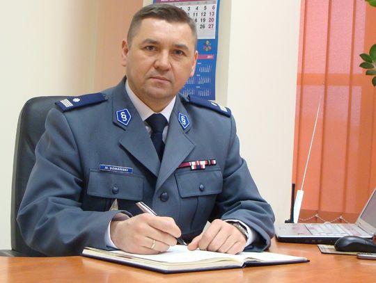 Mirosław Domański nie jest już komendantem Policji w Tomaszowie Mazowieckim