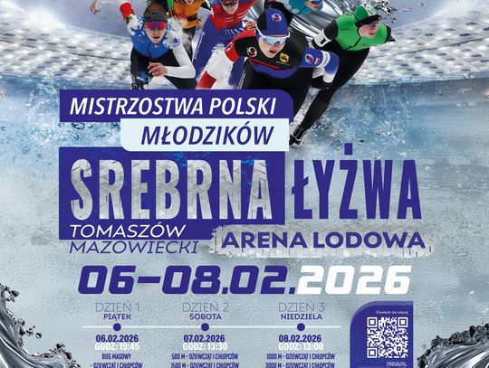 Mistrzostwa Polski Młodzików wracają do Tomaszowa. „Srebrna Łyżwa” ponownie w Arenie