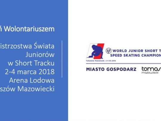 Mistrzostwa Świata Juniorów w Short Tracku. Trwa nabór wolontariuszy