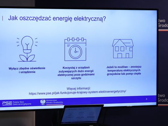 MKiŚ i PSE zachęcają do oszczędzania energii w godzinach szczytu