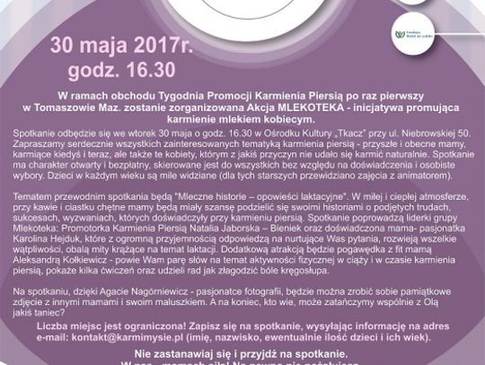 Mlekoteka w filii „Tkacz”