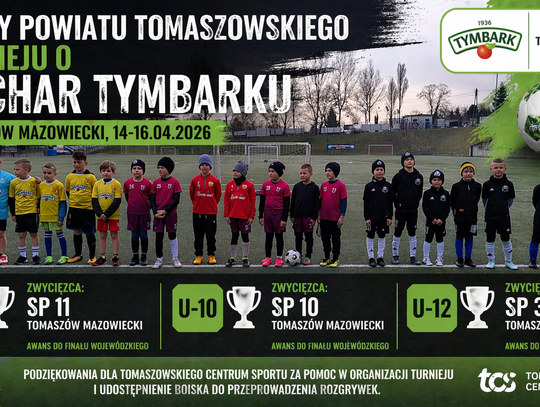 Młodzi piłkarze opanowali Tomaszów. Znamy zwycięzców powiatowego finału Pucharu Tymbarku