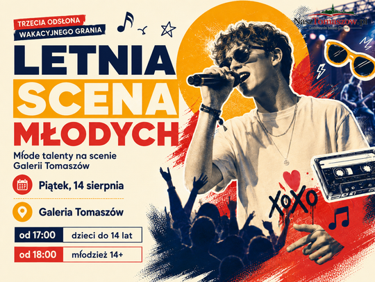 Młodzi przejmą scenę Galerii Tomaszów. W piątek trzecia odsłona Letniej Sceny Młodych