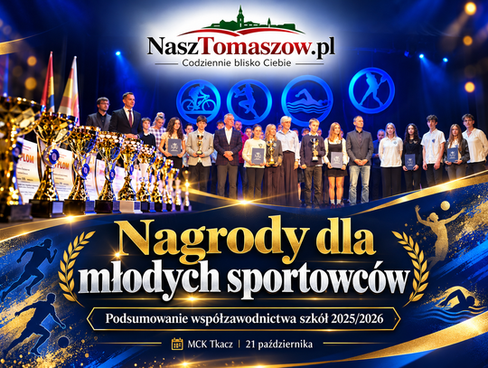 Młodzi sportowcy na podium. W MCK Tkacz podsumowano rok szkolnych zmagań