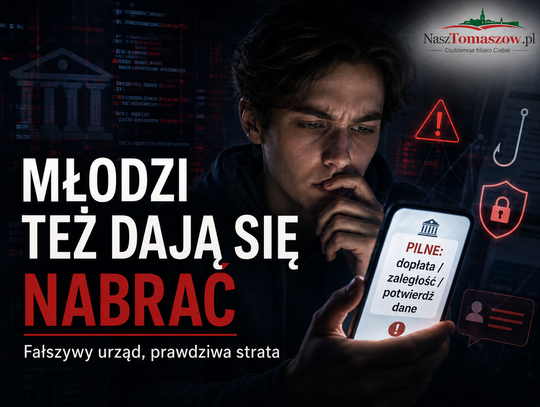 Młodzi w sieci czują się pewnie. I właśnie oni najczęściej tracą pieniądze na „fałszywy urząd”