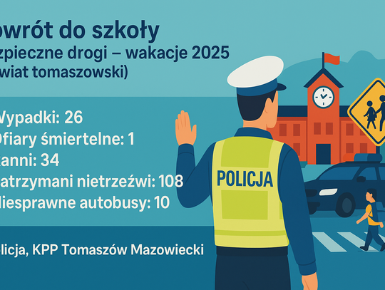 Mniej wypadków w powiecie tomaszowskim. Jak wypadamy na tle Łódzkiego i całej Polski?