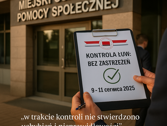 MOPS w Tomaszowie Mazowieckim z wynikiem „pozytywnym”. Kontrola nie wykazała uchybień