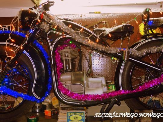 Motocyklowe życzenia na Nowy Rok