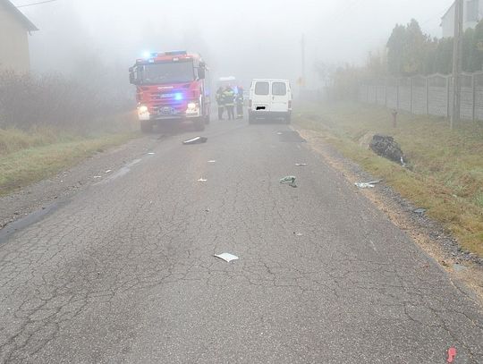 Motorowerzysta zginął w wypadku