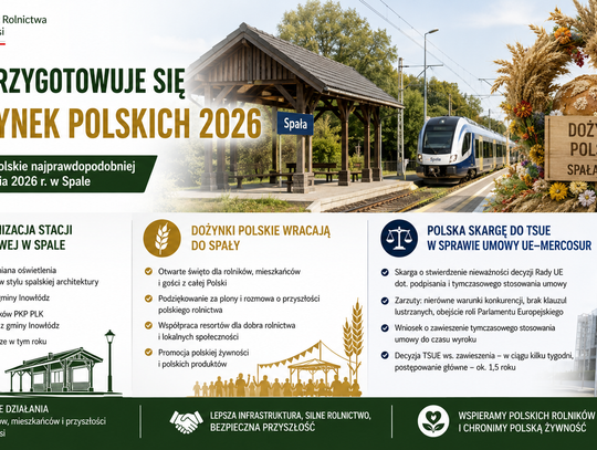 MRiRW: Spała przygotowuje się do Dożynek Polskich 2026
