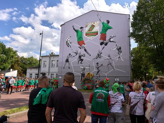 Mural na 100-lecie RKS Lechia odsłonięty