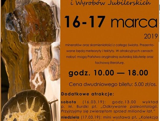 Muzeum im. A. hr. Ostrowskiego zaprasza na Giełdę minerałów