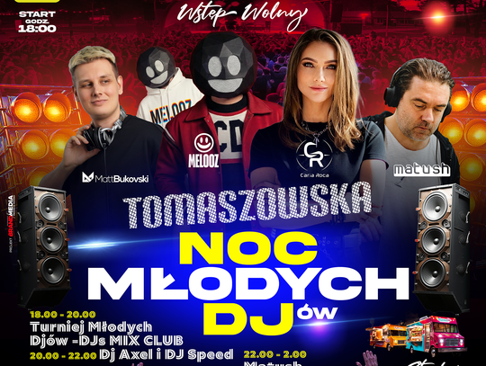 Muzyka, światła i młoda energia. Przed nami Tomaszowska Noc Młodych DJ-ów