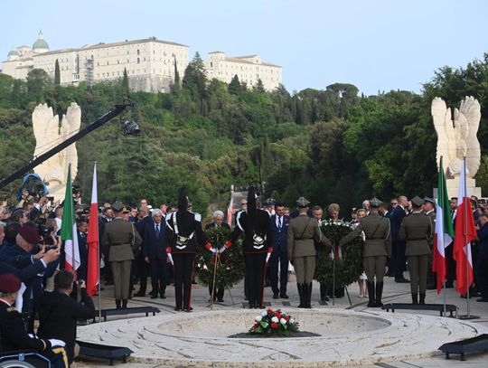 Na Monte Cassino oddano hołd bohaterom walk; Duda: polegli wołają do Europy o odpowiedzialność
