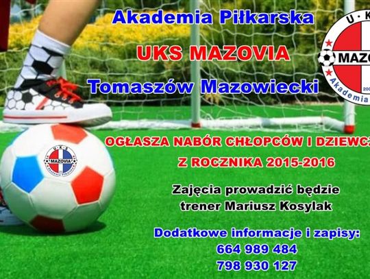 Nabór do AP UKS Mazovia - dzieci z roczników 2015/2016