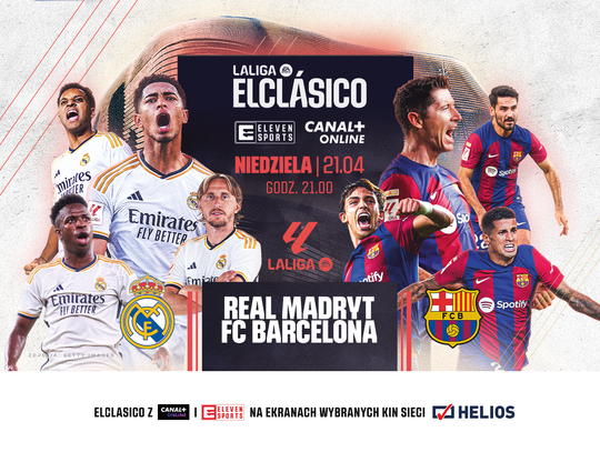 Najsłynniejsze piłkarskie derby świata – El Clasico – po raz kolejny na ekranach kin Helios!