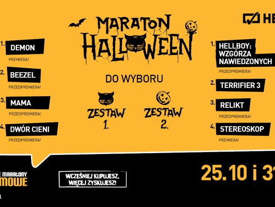 Najstraszniejszy maraton roku w kinach Helios!
