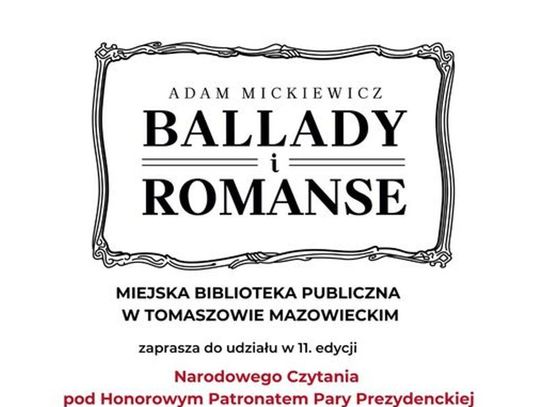 Narodowe Czytanie „Ballad i romansów”