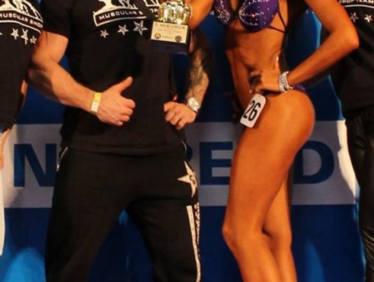 Natalia na najwyższym stopniu podium