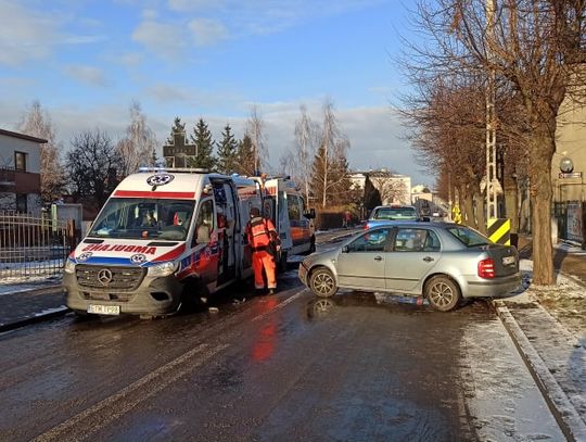 Nie dała rady wyhamować 