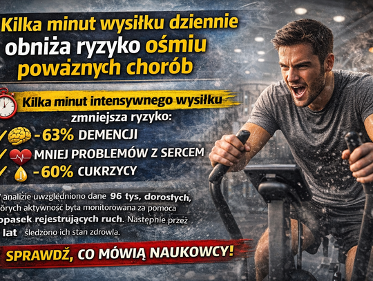 Nie masz czasu na siłownię? Kilka minut dziennie może uratować Twoje zdrowie