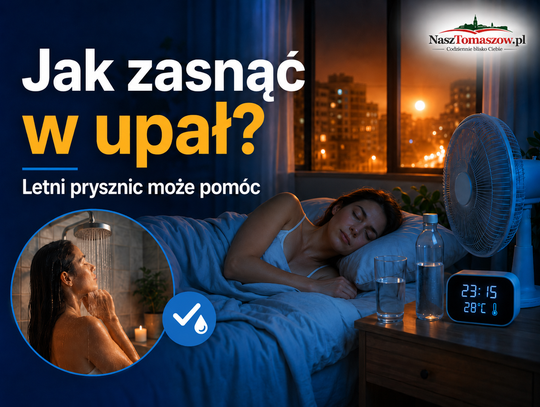 Nie możesz zasnąć przez upał? Letni prysznic pomoże. Lodowaty może tylko pogorszyć sprawę