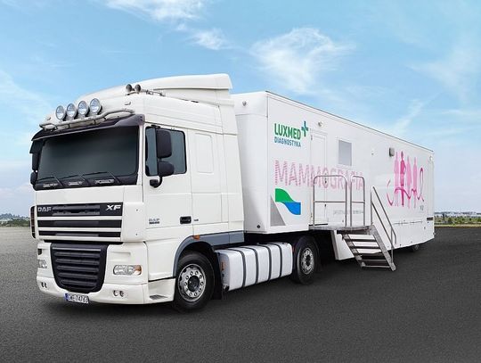 Nie odkładaj profilaktyki na później. Mammobus przed Kauflandem