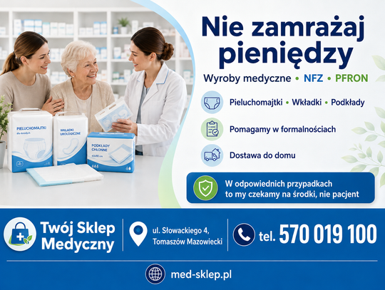 Nie wykładaj całej kwoty z własnej kieszeni. Twój Sklep Medyczny pomaga w NFZ i PFRON