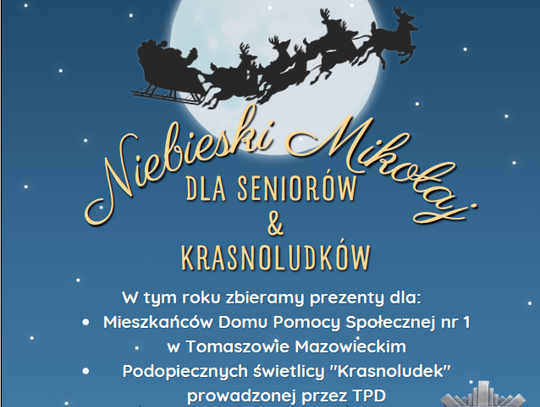 Niebieski Mikołaj 2025 – Tomaszów Mazowiecki znów pomaga dzieciom i seniorom