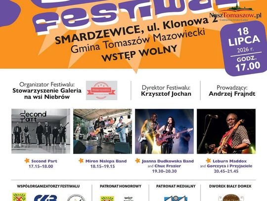 Niebrów Blues Festiwal wraca do Smardzewic. W sobotę zabrzmią gitary, blues i południowy ogień