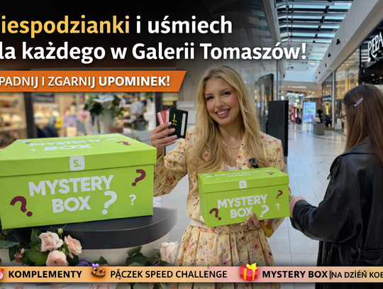 Niespodzianki i uśmiech dla każdego w Galerii Tomaszów