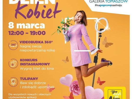 Niespodzianki na Dzień Kobiet w Galerii Tomaszów