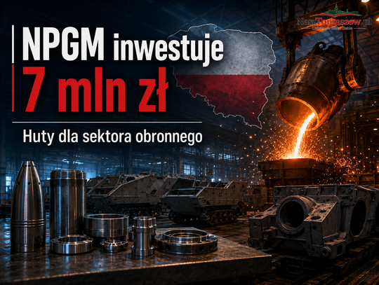 Niewiadów inwestuje 7 mln zł. NPGM wchodzi w hutnictwo i buduje polski łańcuch produkcji dla wojska