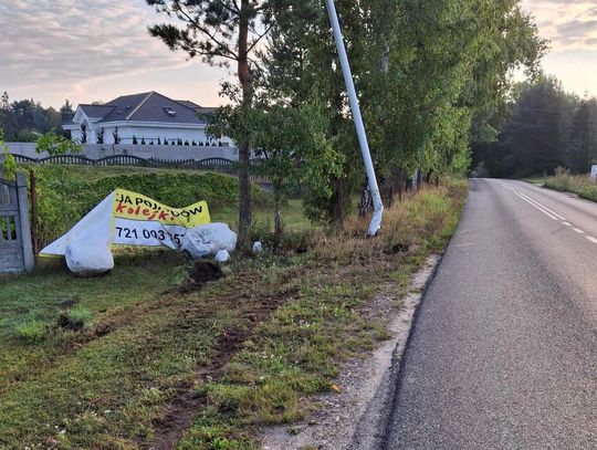 wypadek na ulicy Nagórzyckiej w Tomaszowie