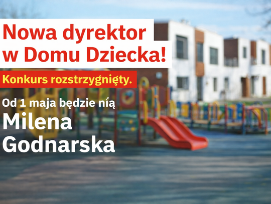 Nowa dyrektorka Domu Dziecka Słoneczko