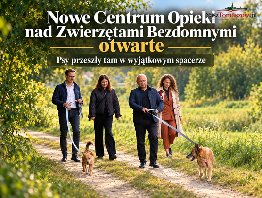 Nowe Centrum Opieki nad Zwierzętami Bezdomnymi otwarte. Psy przeszły tam w wyjątkowym spacerze