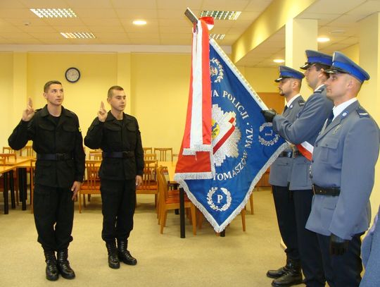 Nowi policjanci w Tomaszowie