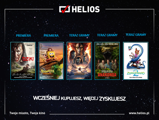 Nowy rok z nową dawką filmowych emocji w kinach Helios!